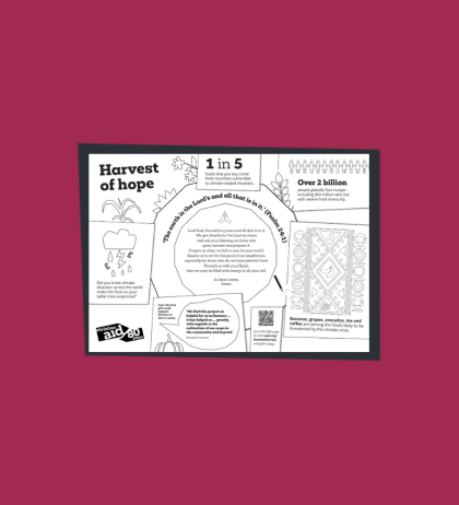 Harvest of Hope placemat thumbnail