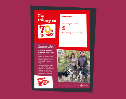 70k in May editable poster - Sponsor me thumbnail