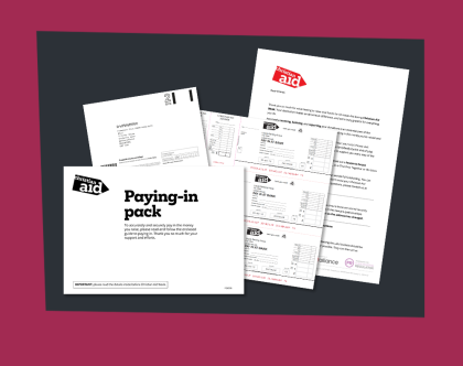 CAW UK: Paying-in pack thumbnail