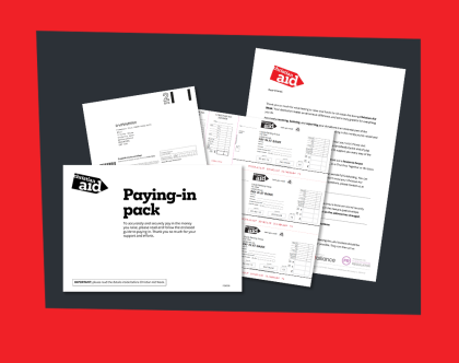 CAW UK: Paying-in pack thumbnail