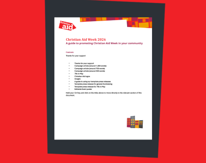  Christian Aid Week 26 media promotional pack thumbnail