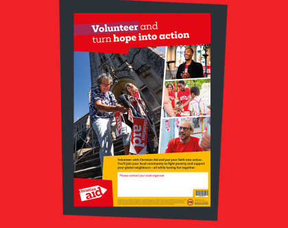 CAW UK: Volunteering poster (A4) thumbnail