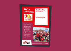 Join our 70K in May challenge - editable poster thumbnail