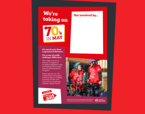 70k in May editable poster - Get involved thumbnail