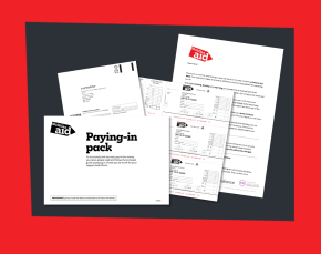 CAW UK: Paying-in pack thumbnail