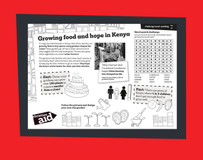 CAW26 UK Christian Aid Week placemat thumbnail