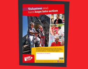 CAW UK: Volunteering poster (A4) thumbnail