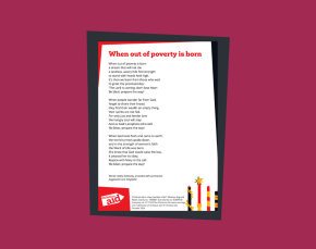 When poverty is born lyrics.