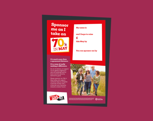 Editable sponsorship poster 70K in May thumbnail