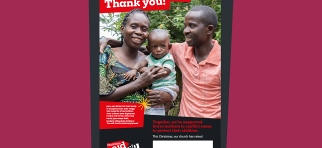 Church Thank you poster