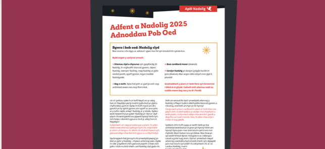 Christmas 25 UK:  Advent and Christmas All-age Resources (Welsh)